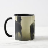 Wild Horses Running マグカップ (左)