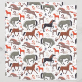 Wild Horses Scrapbook Paper (正面/裏面)