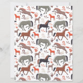 Wild Horses Scrapbook Paper (裏面)