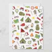 Wild In The Woods Kids Birthday 招待状 (裏面)