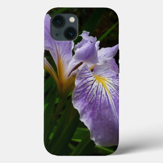 Wild Iris Flower Purple Floral Case-Mate iPhoneケース (裏面)