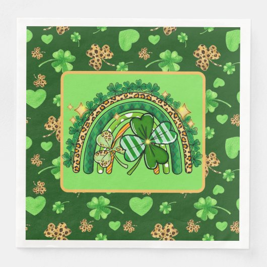 Wild Irish Rainbows  Paper Dinner Napkins (正面)