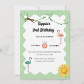 Wild Jungle Birthday Invitation 招待状 (裏面)