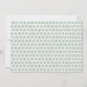 Wild Jungle Birthday Party Photo Thank You Card 招待状 (裏面)