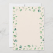 Wild Jungle Safari Animals Birthday サンキューカード (裏面)