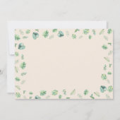 Wild Jungle Safari Animals Birthday Photo サンキューカード (裏面)