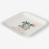 Wild Jungle Theme Birthday Party ペーパープレート (傾斜あり)