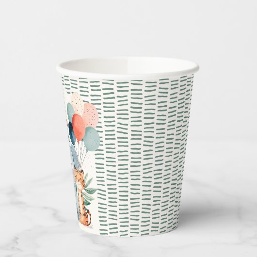 Wild Jungle Theme Birthday Party 紙コップ (左)