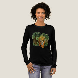 “Wild Jungle Tiger – Nature-Inspired Magnetic Fram トライブレンドＴシャツ