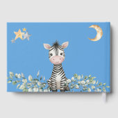 Wild Jungle Zoo Animals Baby Shower  ゲストブック (裏面)