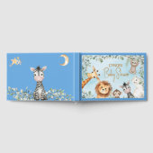 Wild Jungle Zoo Animals Baby Shower  ゲストブック (全面)