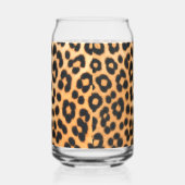 Wild Leopard Energy – Bold Animal Print Fashion ガラス缶 (右)