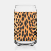 Wild Leopard Energy – Bold Animal Print Fashion ガラス缶 (左)