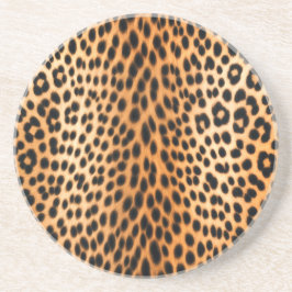 Wild Leopard Energy – Bold Animal Print Fashion コースター