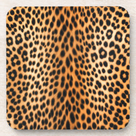 Wild Leopard Energy – Bold Animal Print Fashion コースター