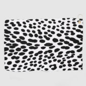 Wild Leopard Energy – Bold Animal Print Fashion ゴルフタオル (横)