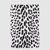 Wild Leopard Energy – Bold Animal Print Fashion ゴルフタオル (正面)