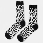 Wild Leopard Energy – Bold Animal Print Fashion ソックス (左)