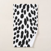 Wild Leopard Energy – Bold Animal Print Fashion バスタオルセット (ハンドタオル)