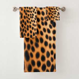 Wild Leopard Energy – Bold Animal Print Fashion バスタオルセット