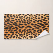 Wild Leopard Energy – Bold Animal Print Fashion バスタオルセット (ハンドタオル)