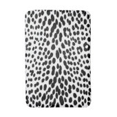 Wild Leopard Energy – Bold Animal Print Fashion バスマット (正面縦)