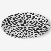 Wild Leopard Energy – Bold Animal Print Fashion ペーパープレート (アングル)