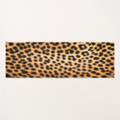 Wild Leopard Energy – Bold Animal Print Fashion ヨガマット (正面(横))