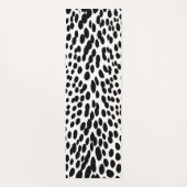 Wild Leopard Energy – Bold Animal Print Fashion ヨガマット (裏面)
