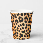 Wild Leopard Energy – Bold Animal Print Fashion 紙コップ (裏面)