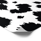 Wild Leopard Print誕生日パーティー歓迎サイン ポスター (角)