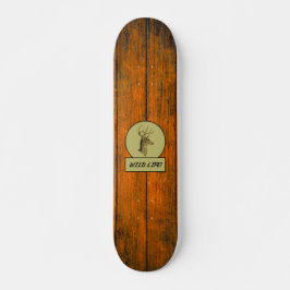 Wild Life! Buck Head Wood Grain Skateboard スケートボード