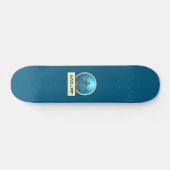 Wild Life! Great White Shark Ocean Blue Skateboard スケートボード (横)