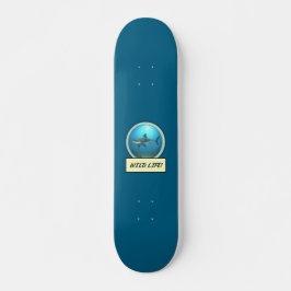 Wild Life! Great White Shark Ocean Blue Skateboard スケートボード
