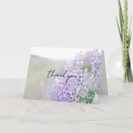 Wild Lupine Thank You Card サンキューカード