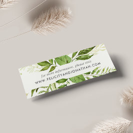 Wild Meadowの結婚WebサイトRSVPカード |ミニ