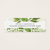 Wild Meadowブライダルレジストリ挿入カード |ミニ (正面)