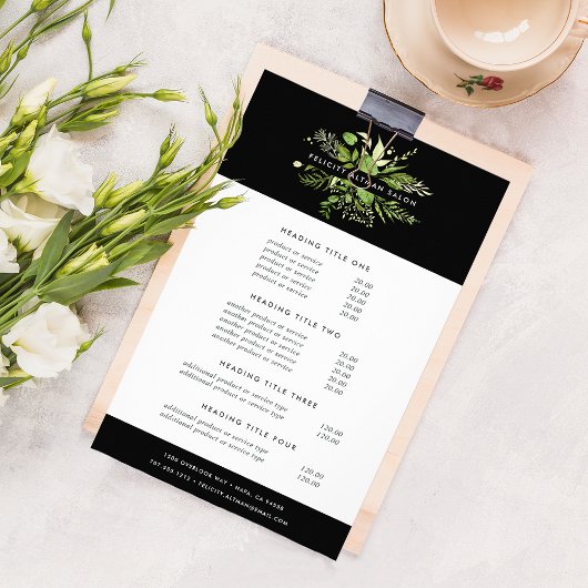 Wild Meadow価格とサービス チラシ