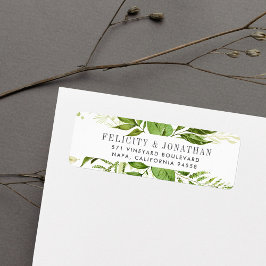 Wild Meadow | Botanical Return Address ラベル