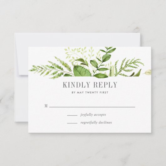 Wild Meadow RSVPカード (正面)