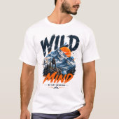 WILD MIND – 地図不要の冒険Tシャツ Tシャツ (正面)