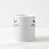 Wild Morning Ride – Whimsical Cowboy Coffee Mug コーヒーマグカップ (中央)