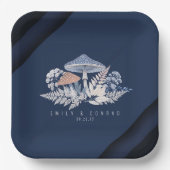 Wild & Motifお洒落の結婚ID1110 ペーパープレート (正面)