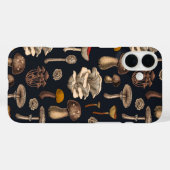Wild Mushrooms on graphite black Case-Mate iPhoneケース (裏面 (横))