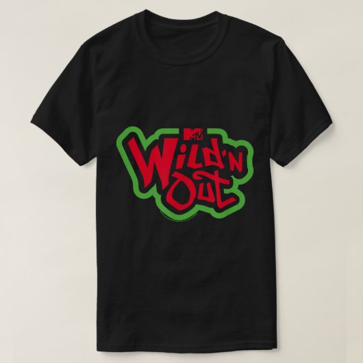 Wild N Out Green And Red Logo  Tシャツ (デザイン正面)