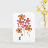 Wild Nosegay Greeting Card カード (黄色い花)