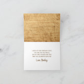 Wild Oneの1番目の誕生日パーティー写真サンキューカード サンキューカード (内部)