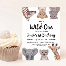 Wild One サファリ 動物 1歳の誕生日
