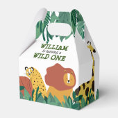 Wild One ジャングルサファリ動物園 初めての誕生日 フェイバーボックス (正面サイド)