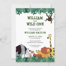 Wild One ジャングルサファリ 初めての誕生日